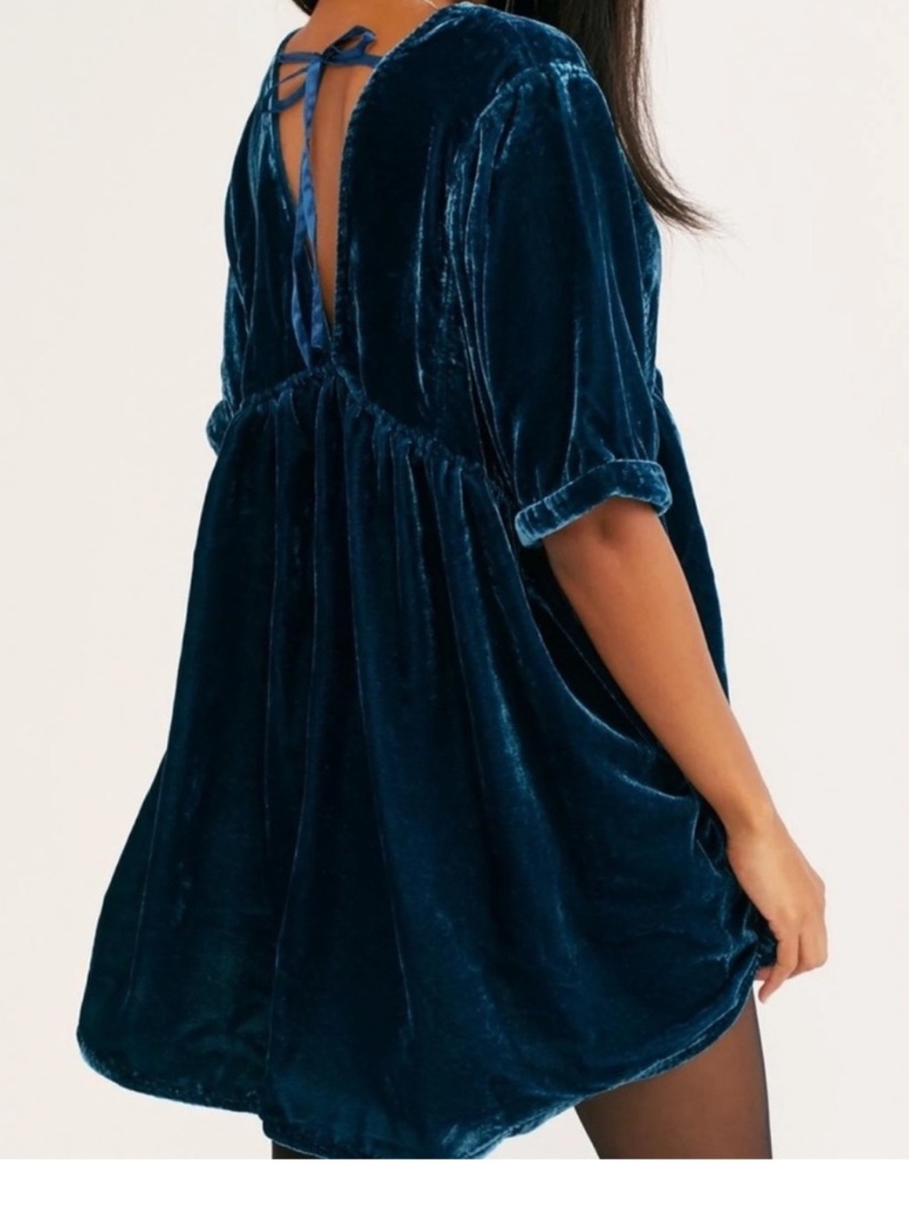Free people Portia Velvet Mini Dress S - Picture 4 of 14